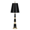 Lampe de Buffet Versailles avec Abat-Jour Peint par Jonathan Adler