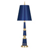 Lampe de Buffet Versailles avec Abat-Jour Peint par Jonathan Adler