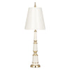 Lampe de Buffet Versailles avec Abat-Jour Peint par Jonathan Adler