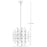 Brass Meurice Chandelier by Jonathan Adler showcasing elegant lighting with multiple glass shades and intricate design details.