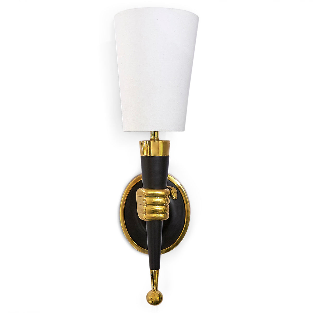 Brass Hand Sconce by Jonathan Adler
