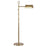Polished nickel Meurice Task Floor Lamp by Jonathan Adler with sleek modern design and adjustable arm for focused lighting.