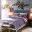 Jacques Bench by Jonathan Adler, stylish seating with upholstered cushion and wooden legs, modern design for living spaces.