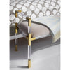 Jacques Bench by Jonathan Adler, stylish seating with a sleek design and neutral upholstery, ideal for modern living spaces.
