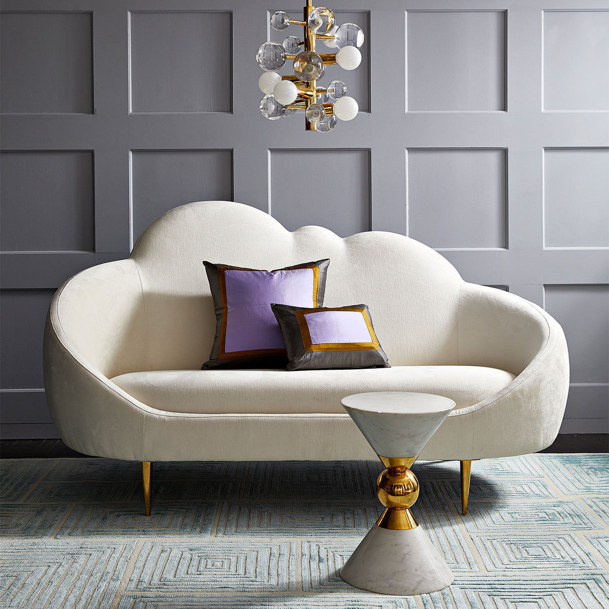 Ether Cloud Settee by Jonathan Adler