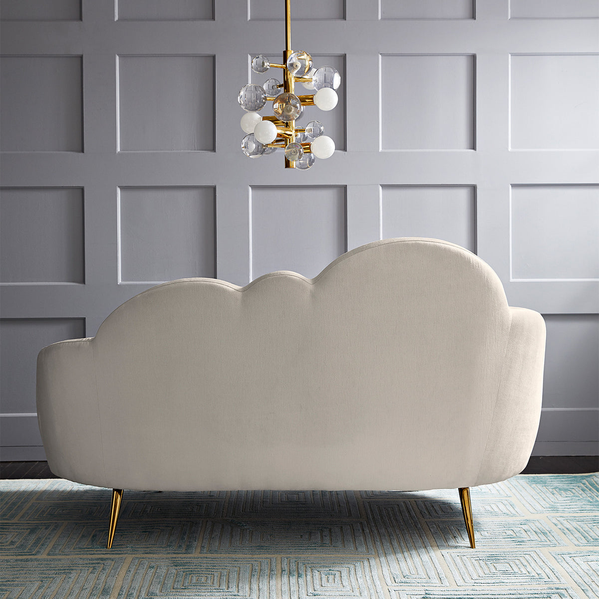 Ether Cloud Settee by Jonathan Adler