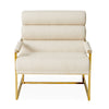 Channeled Goldfinger Lounge Chair by Jonathan Adler