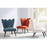 Chaise Slipper Ripple par Jonathan Adler