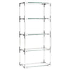 Brass Jacques Etagere storage shelf by Jonathan Adler with multiple tiers and open design for stylish organization.
