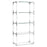 Brass Jacques Etagere storage shelf by Jonathan Adler with multiple tiers and open design for stylish organization.