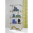 Jonathan Adler Jacques Etagere storage unit with brass finish, featuring multiple shelves and modern design for stylish organization.