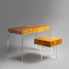 Natural Bond Desk storage by Jonathan Adler featuring sleek, modern design with organized compartments for stylish workspace organization.