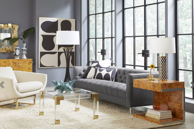 Table d'appoint en porte-à-faux Bond par Jonathan Adler
