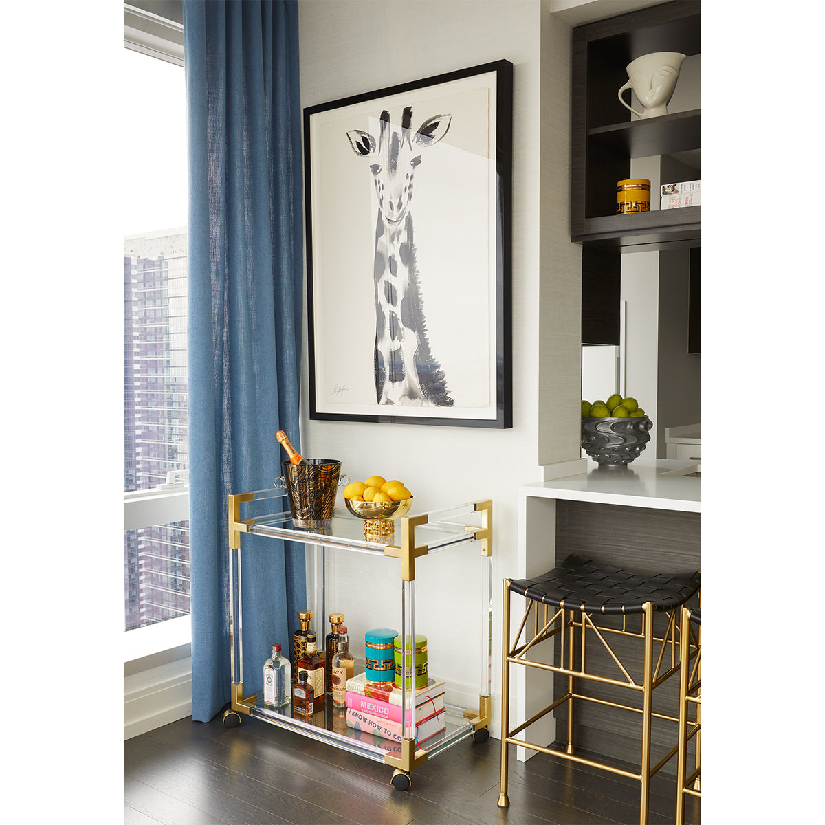 Jacques Bar Cart by Jonathan Adler
