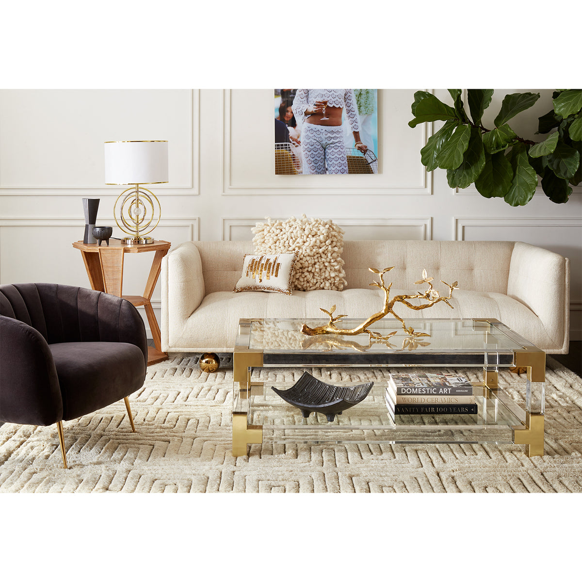 Grande Table Cocktail Jacques par Jonathan Adler