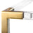 Jacques two-tier side table by Jonathan Adler featuring sleek nickel finish with modern design and clean lines.