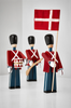 Figurines de gardes royaux en bois par Kay Bojesen Danemark