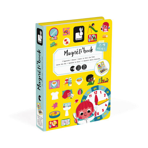Learn to Tell the Time Magneti'Book by Janod