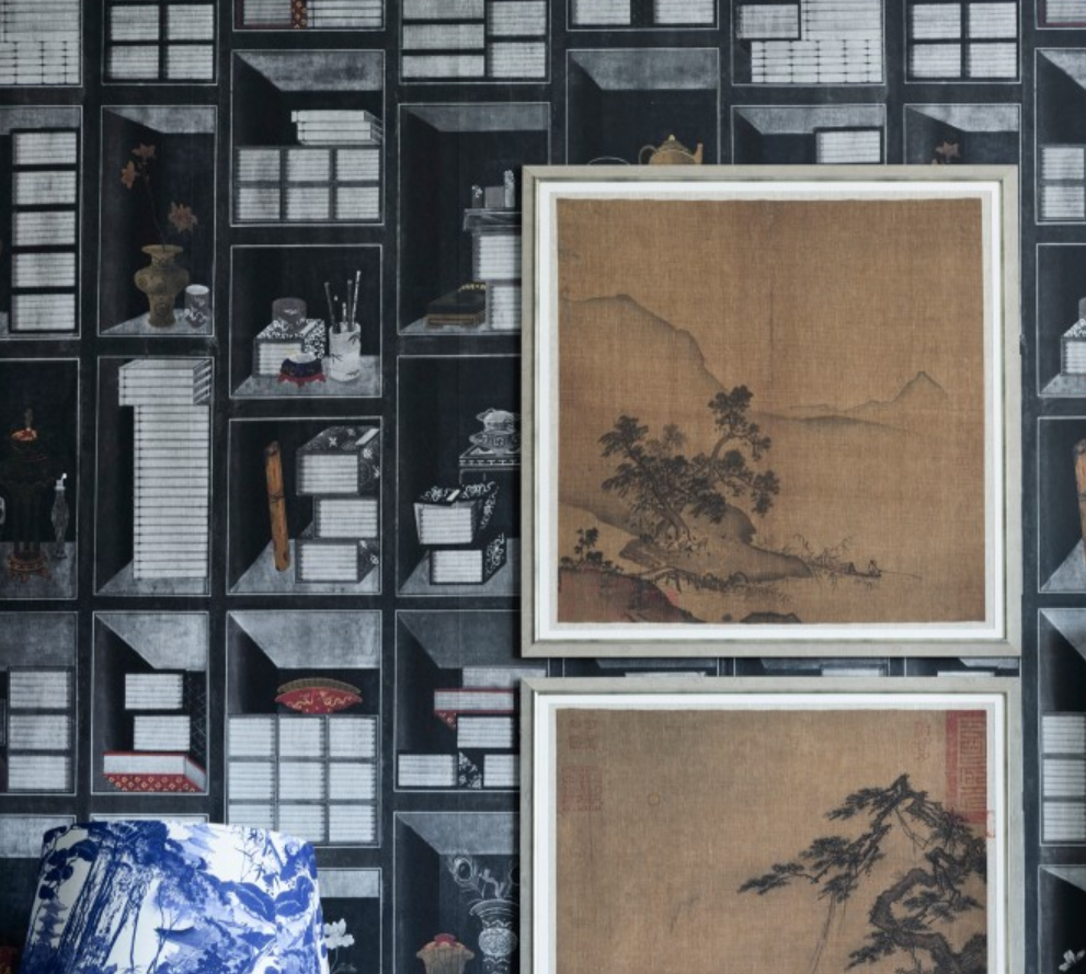 KOREAN LIBRARY Wallpaper by Mindthegap — The Modern Shop