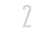 VM-001 House Numbers Aluminum by LIXHT (Made in Canada)