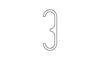 VM-001 House Numbers Aluminum by LIXHT (Made in Canada)