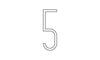 VM-001 House Numbers Aluminum by LIXHT (Made in Canada)