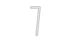 VM-001 House Numbers Aluminum by LIXHT (Made in Canada)