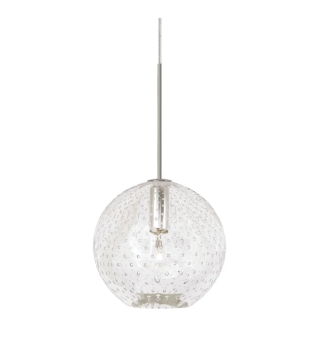 LBL Lighting Bulle Clear Monopoint 1 Light Track Pendant (OVERSTOCK)