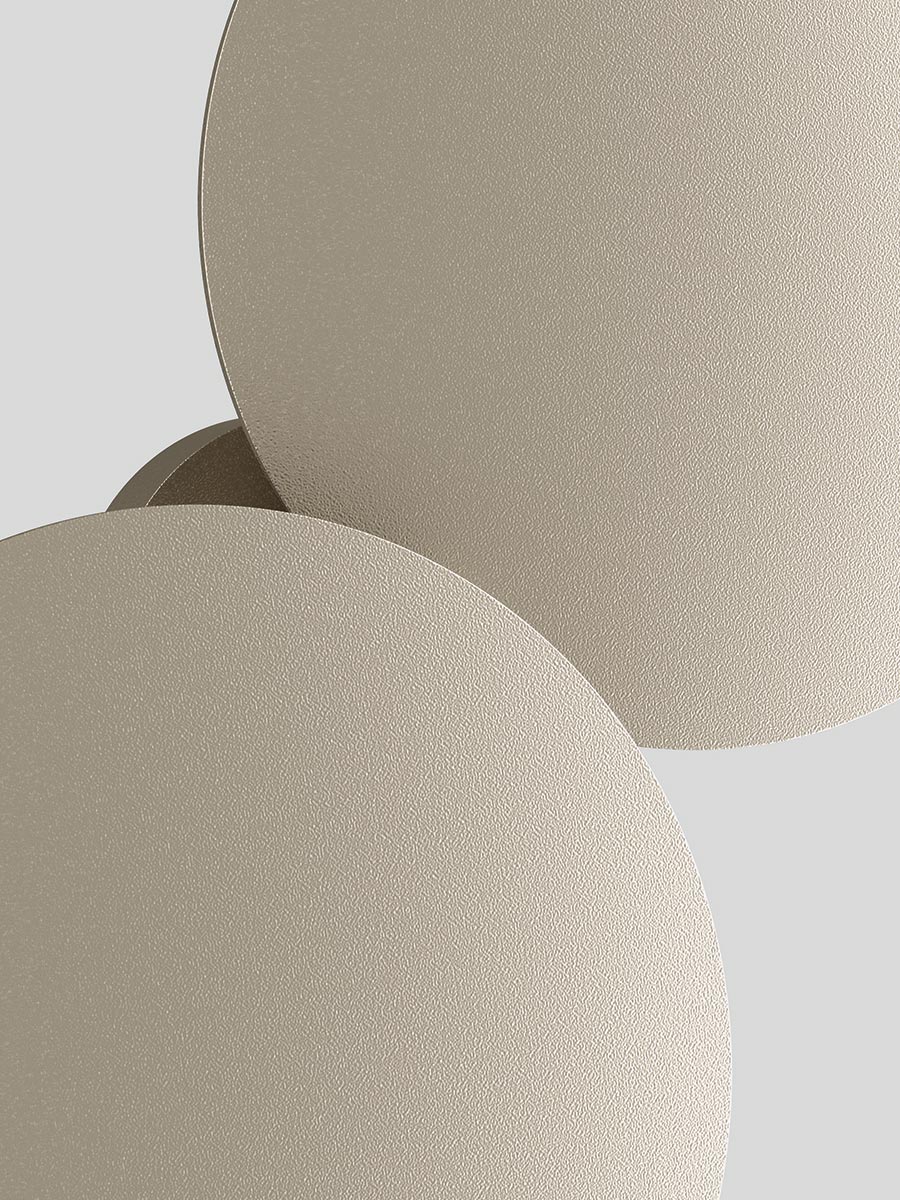 Puzzle Round Double Wall | Ceiling Lamp by LODES