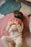 Coussin tricoté Ramona The Radis par Lorena Canals 