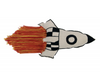 Rocket Cushion by Lorena Canals