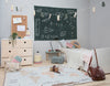 Kids' Vintage Map washable rug by Lorena Canals featuring a colorful vintage map design, perfect for children's rooms.