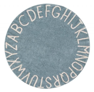 Round ABC Rug by Lorena Canals