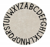 Round ABC Rug by Lorena Canals