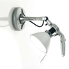 Fortebraccio wall lamp by Luceplan, modern metal lighting fixture showcasing adjustable arm and sleek design.