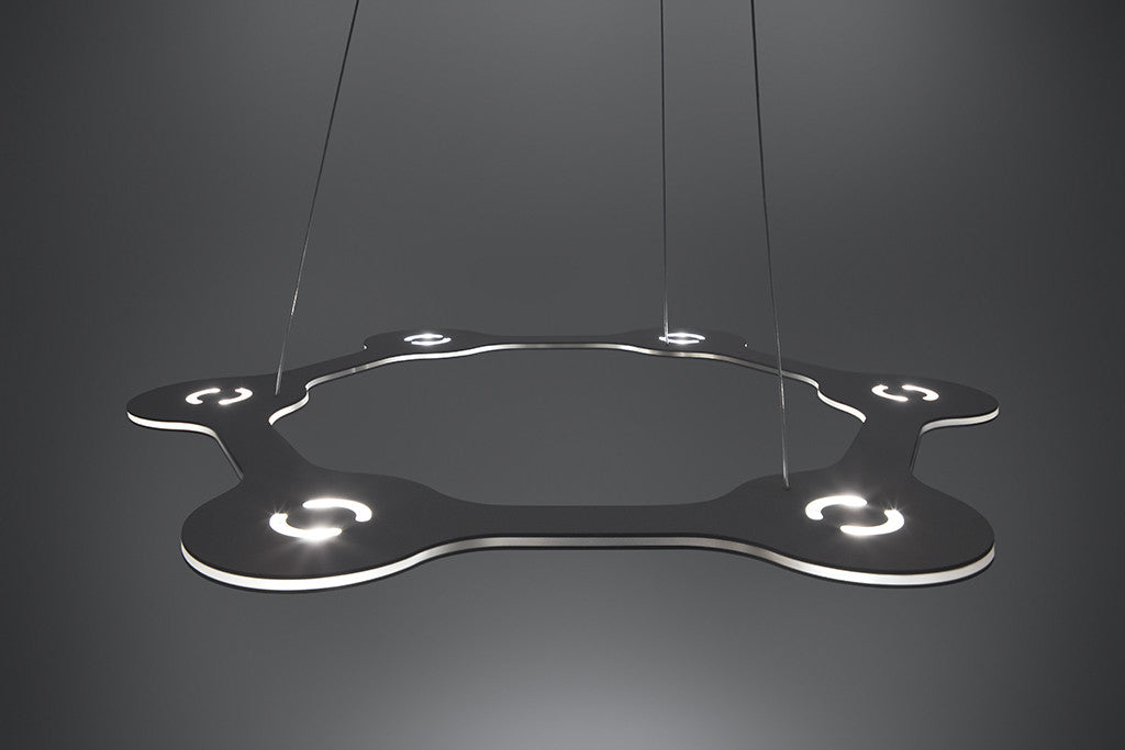 Flat Ring 3, 6, 12 Suspended Light by Lumen Center Italia