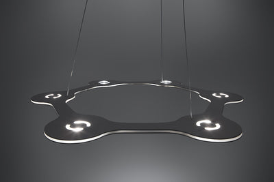 Flat Ring 3, 6, 12 Suspended Light by Lumen Center Italia