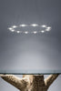 Flat Ring 3, 6, 12 Suspended Light by Lumen Center Italia
