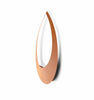 Matte black Blum wall lamp by Lumen Center Italia, modern lighting fixture mounted on a wall.