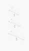 Viiva wall light by Nemo Ark