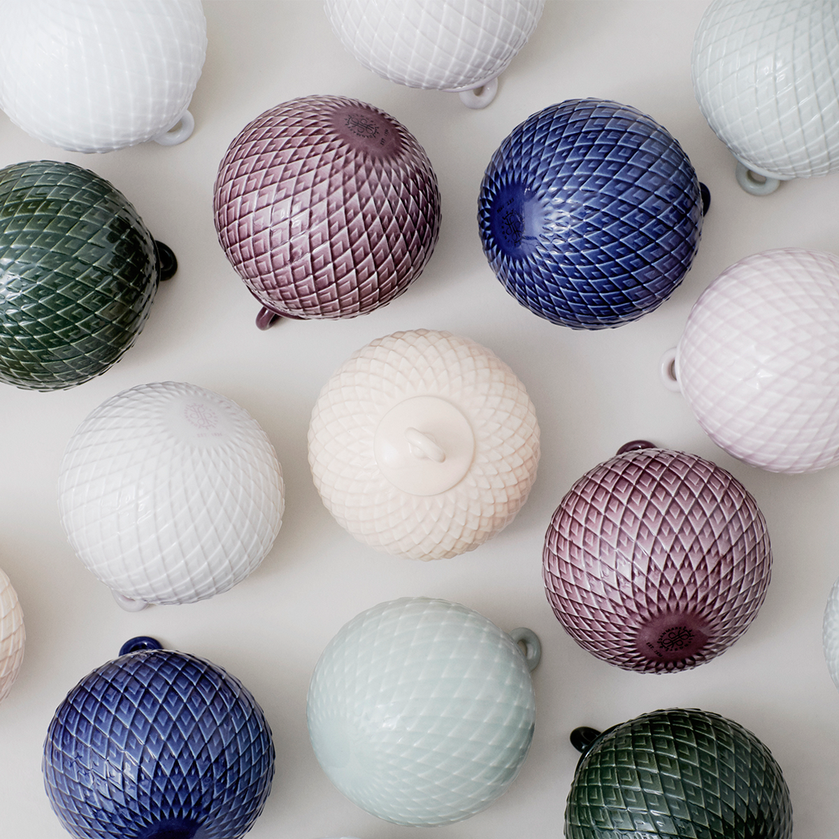 Rhombe Bauble by Lyngby Porcelæn