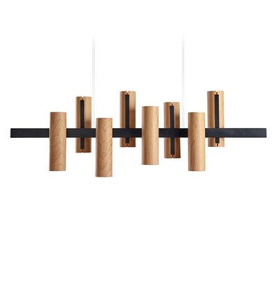 Black Note Keys Suspension Lamp by LZF