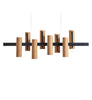 Black Note Keys Suspension Lamp by LZF