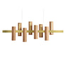 Black Note Keys Suspension Lamp by LZF