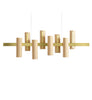 Black Note Keys Suspension Lamp by LZF