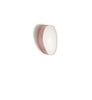 Small Guijarro wall and ceiling lighting fixture by LZF Lighting featuring natural cherry wood finish and integrated bulb.