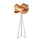 LZF Lighting Link Floor lamp with natural cherry wood finish, modern lighting design, and sleek standing base.