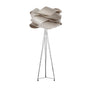LZF Link Floor lighting by LZF Lighting featuring a natural cherry wood finish and modern design, standing tall with a sleek profile.
