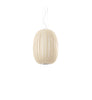 LZF Pod Suspension lighting fixture with natural cherry wood finish, modern pendant design from LZF Lighting.