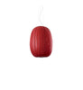 LZF Lighting Pod Suspension light fixture with natural cherry wood finish, modern lighting design for contemporary interiors.